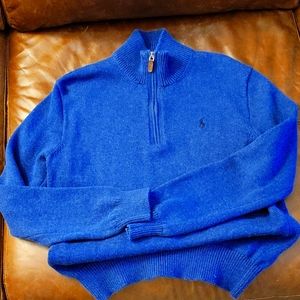 1/4 zip Ralph Lauren sweater-size S like new